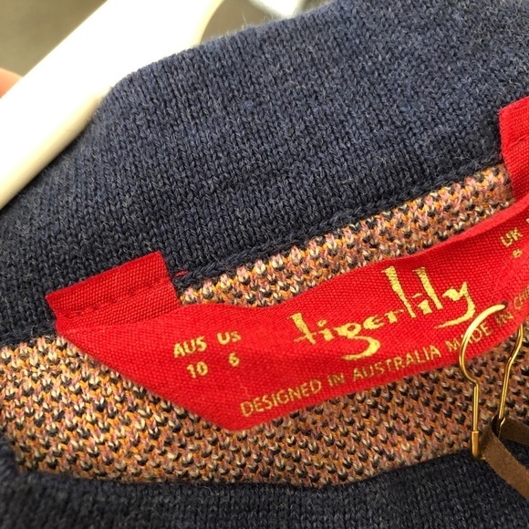 NWT TigerLily Calvados multicolor knit crop top Revolve.com size 6 - Picture 8 of 8